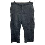 Dickies рабочие брюки XL~ серый Dickies Zip выше Work двойной колено одноцветный большой размер 2512-226