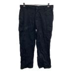 Dickies рабочие брюки W38 черный Dickies Zip выше Work брюки-карго одноцветный большой размер 2512-236