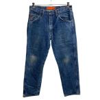  Mexico производства Wrangler FR Denim painter's pants W34 голубой Wrangler efa-ru Zip выше pe Inter Work джинсы 2606-447