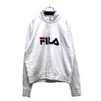 FILA половина Zip Logo тренировочный M размер filler спорт футболка белый белый б/у одежда . America скупка a503-6951