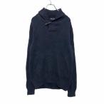J.CREW хлопок вязаный свитер S темно-синий J Crew воротник кнопка б/у одежда . America скупка a509-5748