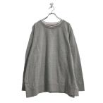 LAURA SCOTT одноцветный тренировочный футболка женский 3XL серый большой размер простой б/у одежда . America скупка a510-5377