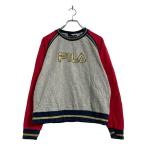 FILA Logo тренировочный футболка M красный серый темно-синий filler вышивка б/у одежда . America скупка a601-6072