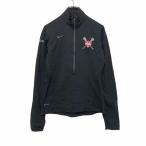 NIKE Logo тренировочный футболка S черный белый красный Nike половина Zip б/у одежда . America скупка a601-6620