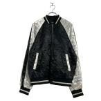 FOREVER21 ナイロンスタジャン S ブラック ホワイト フォーエバー21 ポリエステル 古着卸 アメリカ仕入 a602-6277