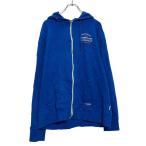 LEE COOPER Zip выше принт тренировочный Parker L голубой красный белый обратная сторона ворсистый б/у одежда . America скупка a603-5132