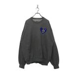 JERZEES принт тренировочный футболка L~ Jerseys серый голубой красный обратная сторона ворсистый б/у одежда . America скупка a603-6477