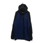 NIKE Logo тренировочный Parker L Nike blue black полный ji штекер Ran карман б/у одежда . America скупка a603-6778