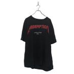 FOREVER 21 半袖 プリント Tシャツ フォーエバートゥエンティワン L ブラック バックプリント 古着卸 アメリカ仕入 a604-6131