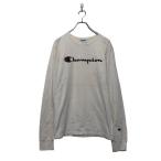 Champion Logo тренировочный футболка Champion M белый черный принт б/у одежда . America скупка a604-6266