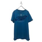 PRIMARK 半袖 プリント Tシャツ XL プリマーク ブルー ビッグサイズ 文字 ロゴ 古着卸 アメリカ仕入 a604-6393