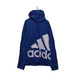 adidas принт тренировочный Parker Adidas M голубой la gran обратная сторона ворсистый б/у одежда . America скупка a604-7503