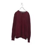 TOMMY HILFIGER хлопок вязаный свитер Tommy Hilfiger M бордо б/у одежда . America скупка a605-8334