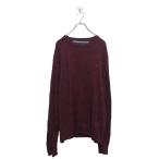 TOMMY HILFIGER хлопок вязаный свитер Tommy Hilfiger L бордо б/у одежда . America скупка a605-8342