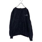 SERGIO TACCHINI Logo тренировочный футболка M черный обратная сторона ворсистый one отметка Logo б/у одежда . America скупка a606-5196