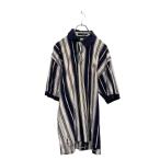 TOMMY HILFIGER короткий рукав одноцветный рубашка-поло L белый черный полоса простой Tommy Hilfiger б/у одежда . America скупка a606-5280