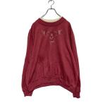 Blair Logo тренировочный футболка L розовый белый женский красный Layered шея обратная сторона ворсистый б/у одежда . America скупка a606-5592