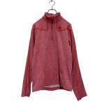 adidas половина Zip Logo тренировочный футболка L розовый Adidas спорт одежда б/у одежда . America скупка a606-6119