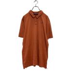 NIKE короткий рукав рисунок рубашка-поло L~ orange Nike спорт одежда one отметка Logo б/у одежда . America скупка a606-6150