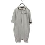 adidas короткий рукав одноцветный рубашка-поло L белый Adidas спорт одежда one отметка Logo б/у одежда . America скупка a606-6156