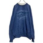  принт тренировочный футболка 3XL женский голубой Layered шея Mexico производства стразы б/у одежда . America скупка a608-5559