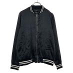 FOREVER 21 ナイロン ジャケット M ブラック ブルゾン フルジップ 古着卸 アメリカ仕入 a608-6615