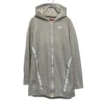 NIKE принт тренировочный Parker Nike L~ белый la gran полный Zip б/у одежда . America скупка a609-6047