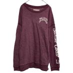 ショッピングホリスター HOLLISTER プリント スウェット トレーナー ホリスター M ボルドー プルオーバー 古着卸 アメリカ仕入 a609-6866