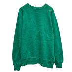 Hanes プリントスウェット トレーナー ヘインズ レディース L グリーン ラグラン プルオーバー 古着卸 アメリカ仕入 a610-7713