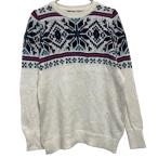 Abercrombie kids コットン混 ニット セーター キッズ 160程 ホワイト ネイビー ピンク アバクロンビー 古着卸 アメリカ仕入 a612-5442