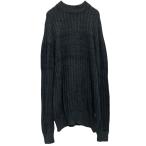 JACK&amp;JONES хлопок вязаный свитер XXL степени темно-серый простой большой размер б/у одежда . America скупка a612-5645