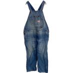ROUND HOUSE Denim комбинезон W48 голубой USA производства 80's~ Work одежда комбинезон атмосфера серия б/у одежда . America скупка a708-6062