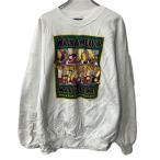 Hanes プリントスウェット トレーナー XL ホワイト ヘインズ ビッグプリント プルオーバー トップス 秋物 a801-5994