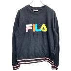 FILA Logo тренировочный футболка M размер filler женский черный б/у одежда . America скупка t2405-3470