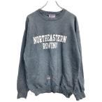 Hanes プリントスウェット Mサイズ ヘインズ 刺繍 グレー 古着卸 アメリカ仕入 t2406-3077