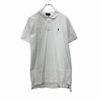Polo Ralph Lauren рубашка-поло с коротким рукавом XL размер Polo Ralph Lauren вышивка половина кнопка белый хлопок б/у одежда . America скупка t2407-4022