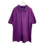 NAUTICA рубашка-поло с коротким рукавом XXL Nautica Classic Fit лиловый хлопок б/у одежда . America скупка t2408-3158