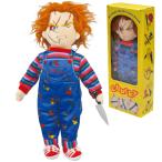 Child's Play チャイルド・プレイ CHUCKY チャッキー ボックス付 リアル プラッシュ ぬいぐるみ 人形 抱き枕 映画 チャイルドプレイ グッズ プレゼント ギフト