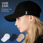 ショッピングキャップ VARZAR 正規品 国内発送 レディース メンズ 人気 韓国 ファッション Stud logo over fit ball cap キャップ 帽子 スタッズ 人気 深め コットン100％