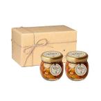 Yahoo! Yahoo!ショッピング(ヤフー ショッピング)生はちみつ専門店 MY HONEY マイハニー ナッツの蜂蜜漬けM80g×2 ナチュラルクラフトボックス M+麻紐リボン