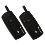 バイクインカム 2台セット ワイヤレス 500m Bluetooth 通話可能 同時通話 ノイズキャンセラー付 防水 最大通話7時間 WEIMALL