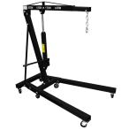 エンジンクレーン 2t 2トン 手動 油圧式 折畳式 最大吊り下げ能力2トン 黒　 WEIMALL