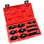 フライホイールプーラーセット10pc 15サイズ 10種類 自動車 工具 整備用 WEIMALL