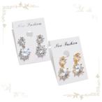 Yahoo! Yahoo!ショッピング(ヤフー ショッピング)ジルコニアストーンデザイン ピアス アクセサリー レディース 限定 おしゃれ ファッション clover クローバー