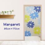  noren Margaret 85×170cm модный длинный длина 170 длина глаз .. перегородка Noren Margaret цветок цветочный принт eko lie( голубой ) [ почтовая доставка ]