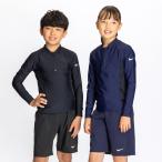 ナイキ スクール水着 キッズ ジュニア 男の子 女の子 NIKE SWIM 長袖ショーツセット セパレート水着 ジェンダーレス 子ども 150cm 160cm /1991112【返品不可】