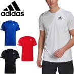 半袖 Tシャツ メンズ adidas アディダス クラブ テニス 3ストライプス/ソフトテニス 男性 半袖シャツ スポーツウェア トップス/22590【取寄】