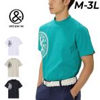 Anne Pas . короткий рукав mok шея рубашка мужской Golf одежда and per se GOLF SWING DRY сетка UV(UPF50+).. есть уменьшение . пот скорость . антибактериальный дезодорация мужской /AMS9566V2