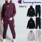 スウェット 上下セット メンズ champion チャンピオン E-MOTION スエット プルオーバーフーディ ロングパンツ 上下組/C3-QB111-C3-QB211