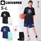  Converse верх и низ в комплекте короткий рукав футболка шорты мужской женский CONVERSE баскетбол одежда выставить рубашка с коротким рукавом ba Span /CB262361-SET
